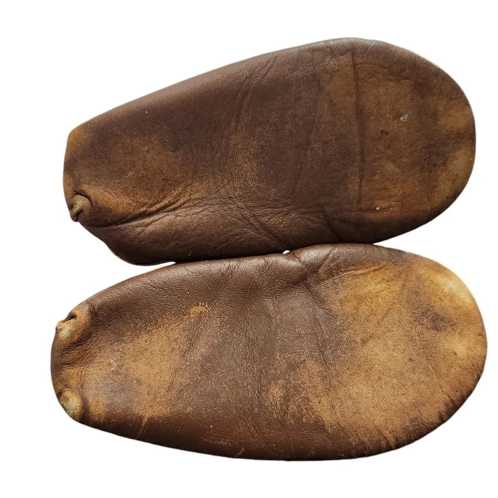 Minnetonka Kids Moccasins Size 9 Toddler Brown Leather Flat Shoes